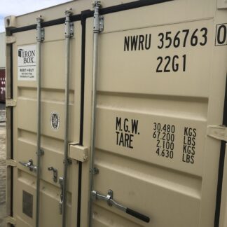 20’ One-Trip Shipping and Storage Container with Easy-Open Doors - 356763