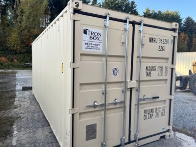 20’ One-Trip Shipping and Storage Container with Easy-Open Doors - 362203