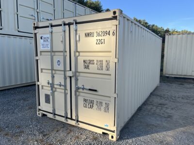 20’ One-Trip Shipping and Storage Container with Easy-Open Doors - 362094