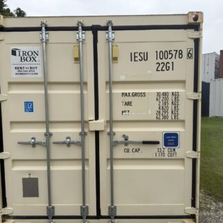 20’ One-Trip Shipping and Storage Container with Easy-Open Doors (OFF - RENT) - 100578