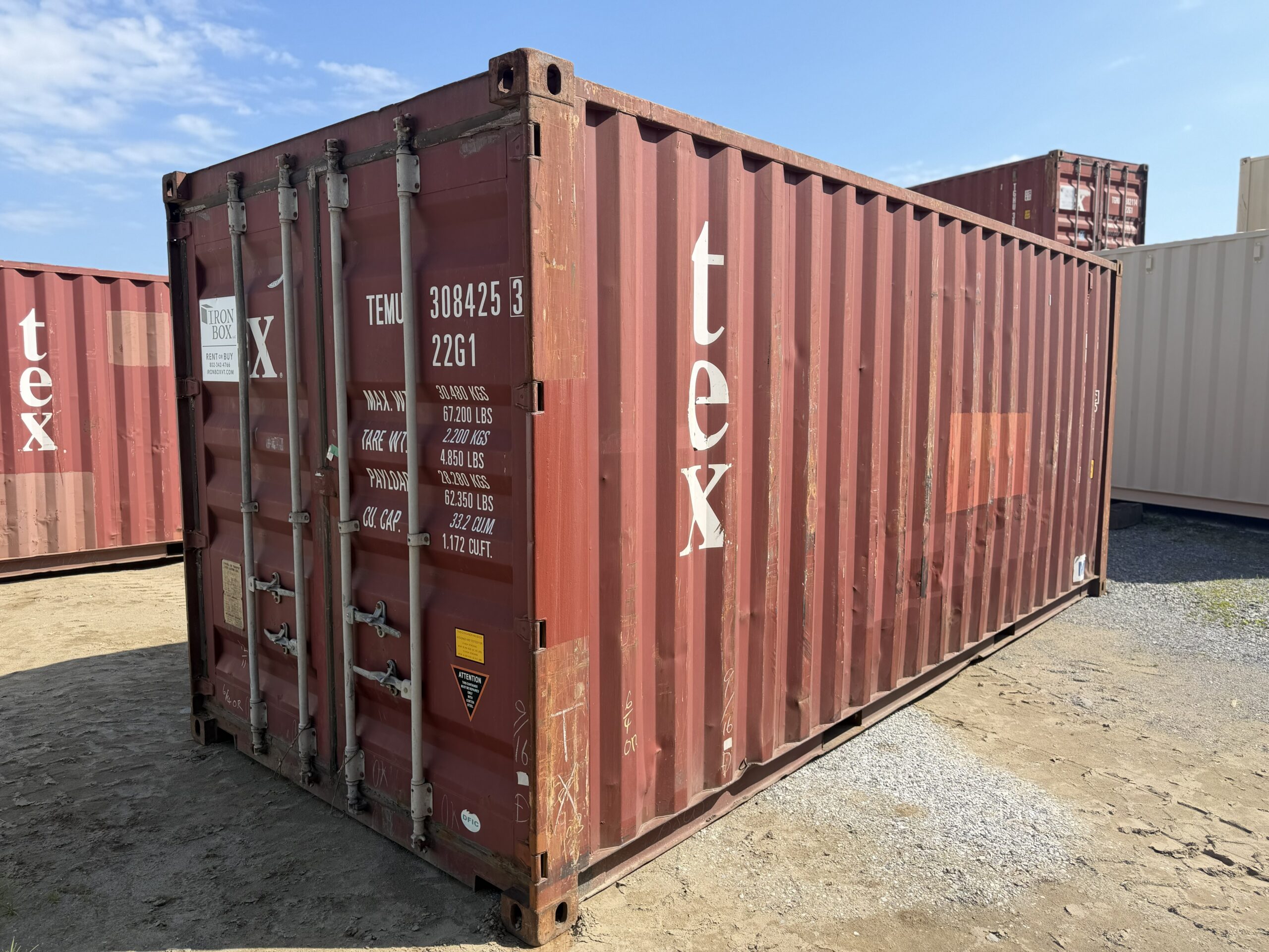 20’ Cargo Worthy Shipping and Storage Container – 308425